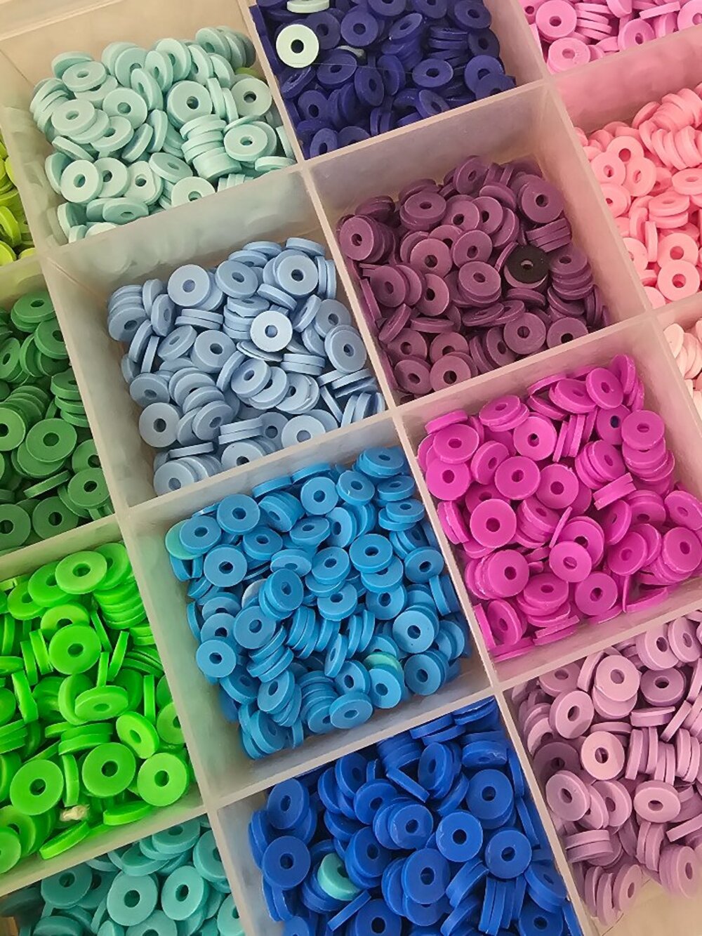 Crafter's Bundle - Heishi Beads - 5.8mm with storage containers